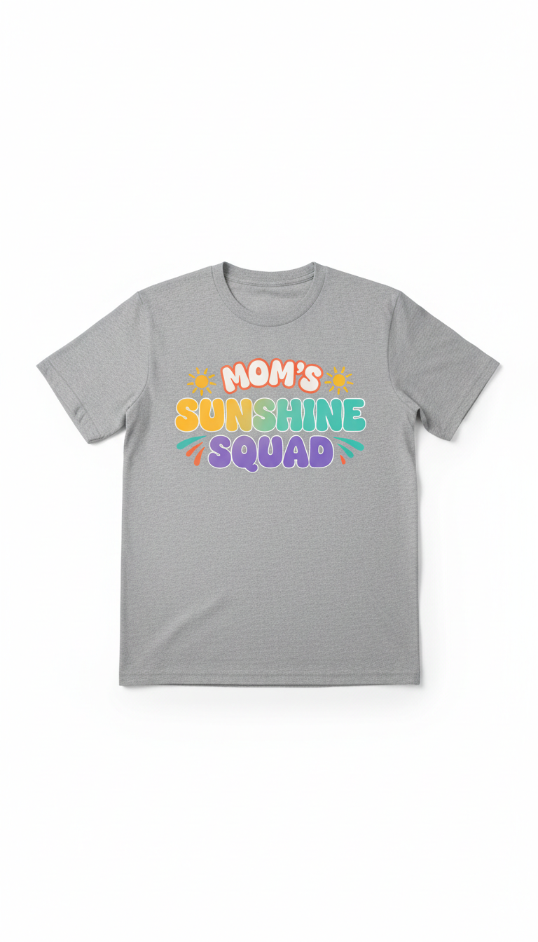 Mom Tee With Playful Script